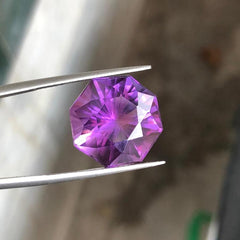 fancy cut natural amethyst