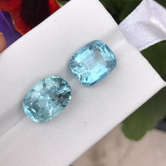 natural blue aquamarine