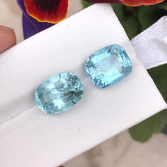 natural blue aquamarine