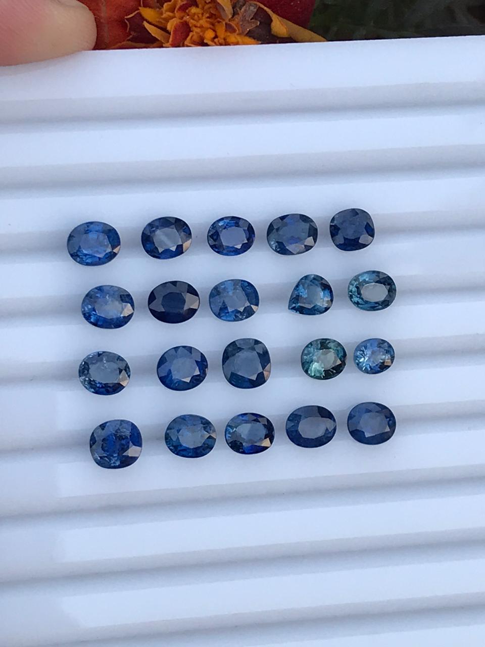 Natural Ceylon Blue Sapphire lot