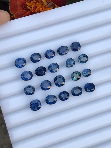 Natural Ceylon Blue Sapphire lot