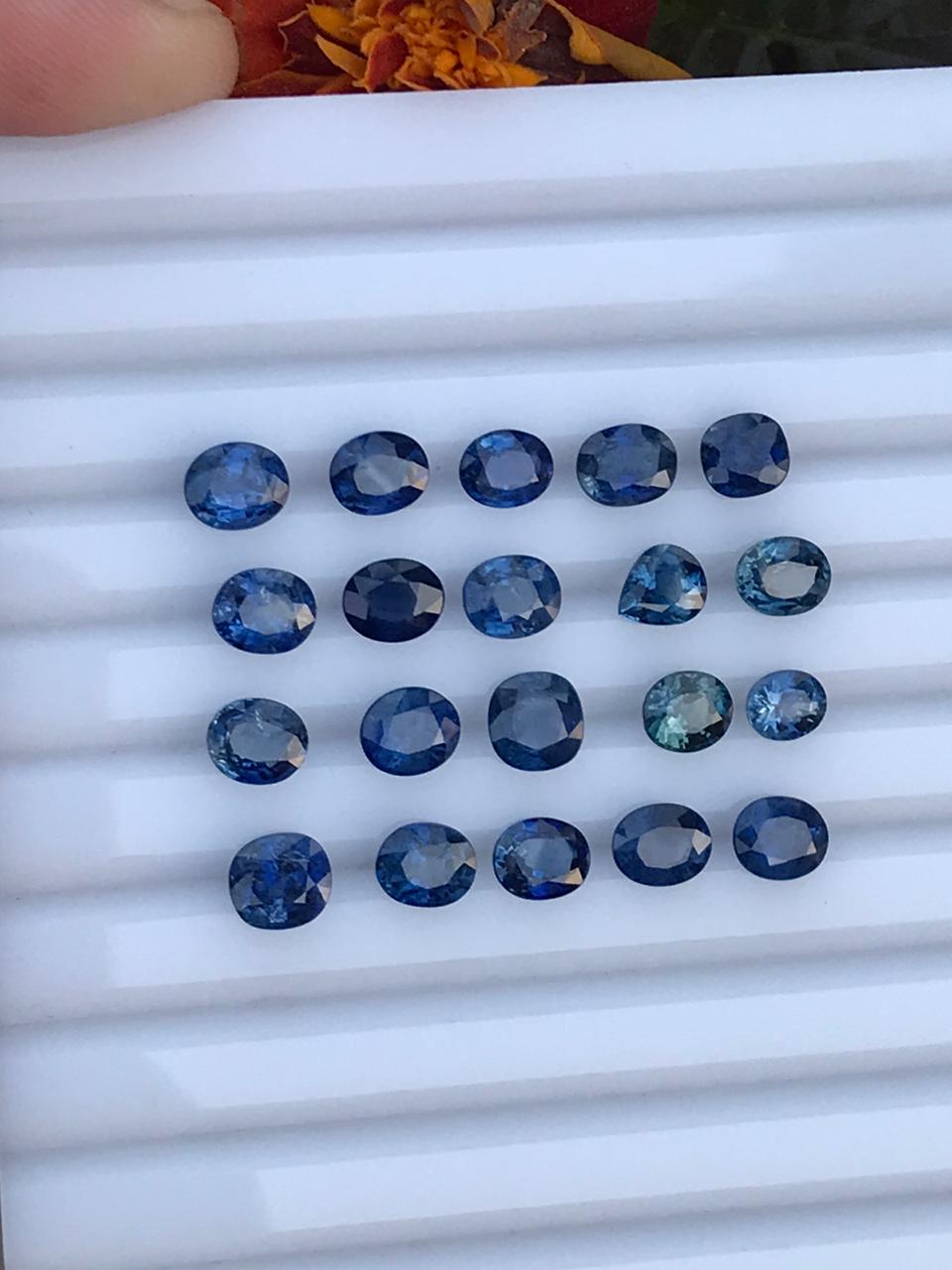 Natural Ceylon Blue Sapphire lot