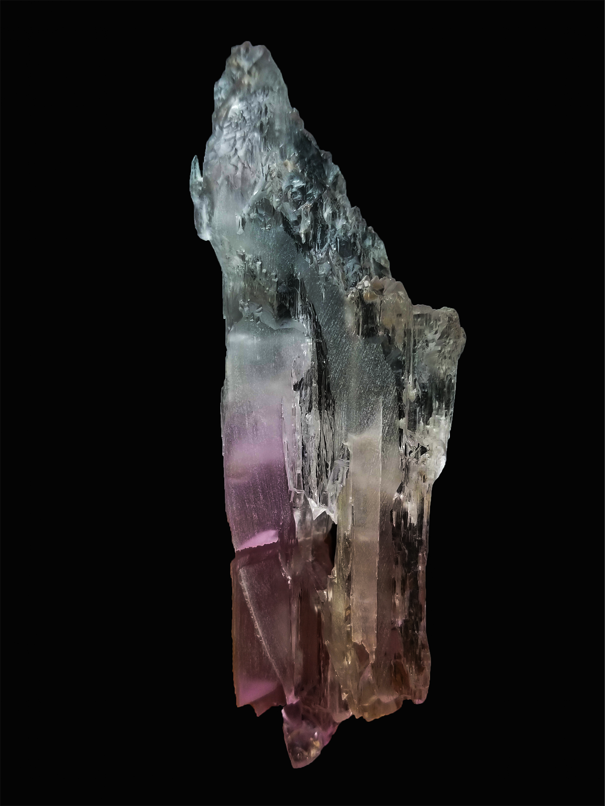 Gorgeous Natural Color Pink Kunzite Super Etched Crystal - Gandhara Gems