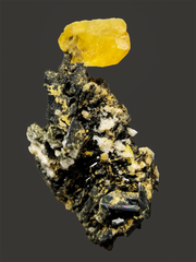 Sphene on Agirine with Albite - Gandhara Gems