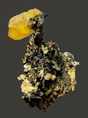 Sphene on Agirine with Albite - Gandhara Gems