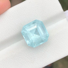 square asscher cut aquamarine - gandharagems