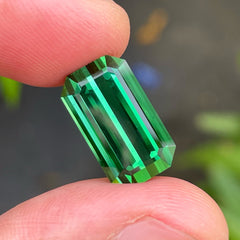 Bright Green Afghanistan Tourmaline Gemstone