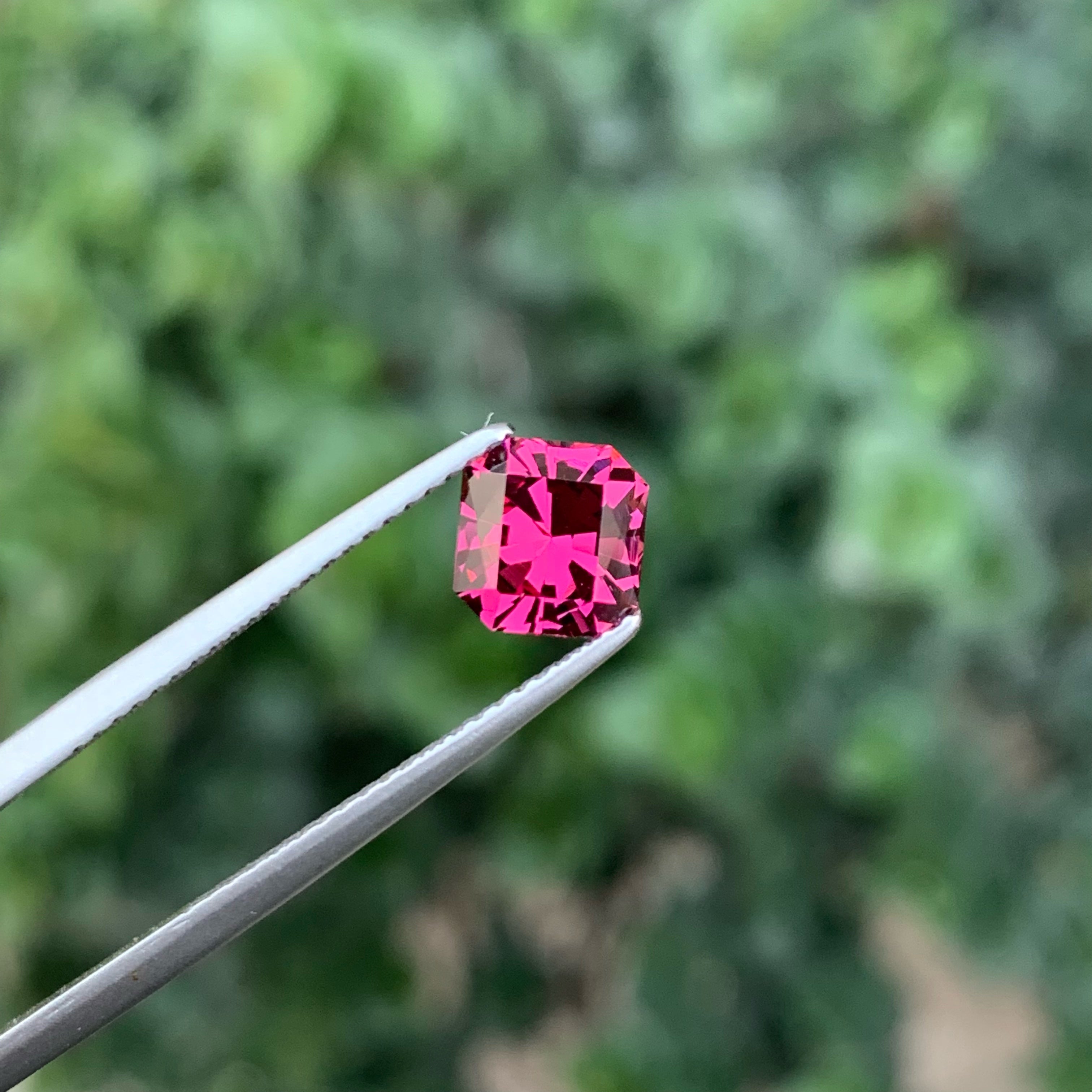 Incredible Hot Pink Garnet Gemstone