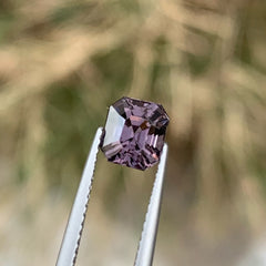 Fantastic Greyish Purple Spinel Gemstone